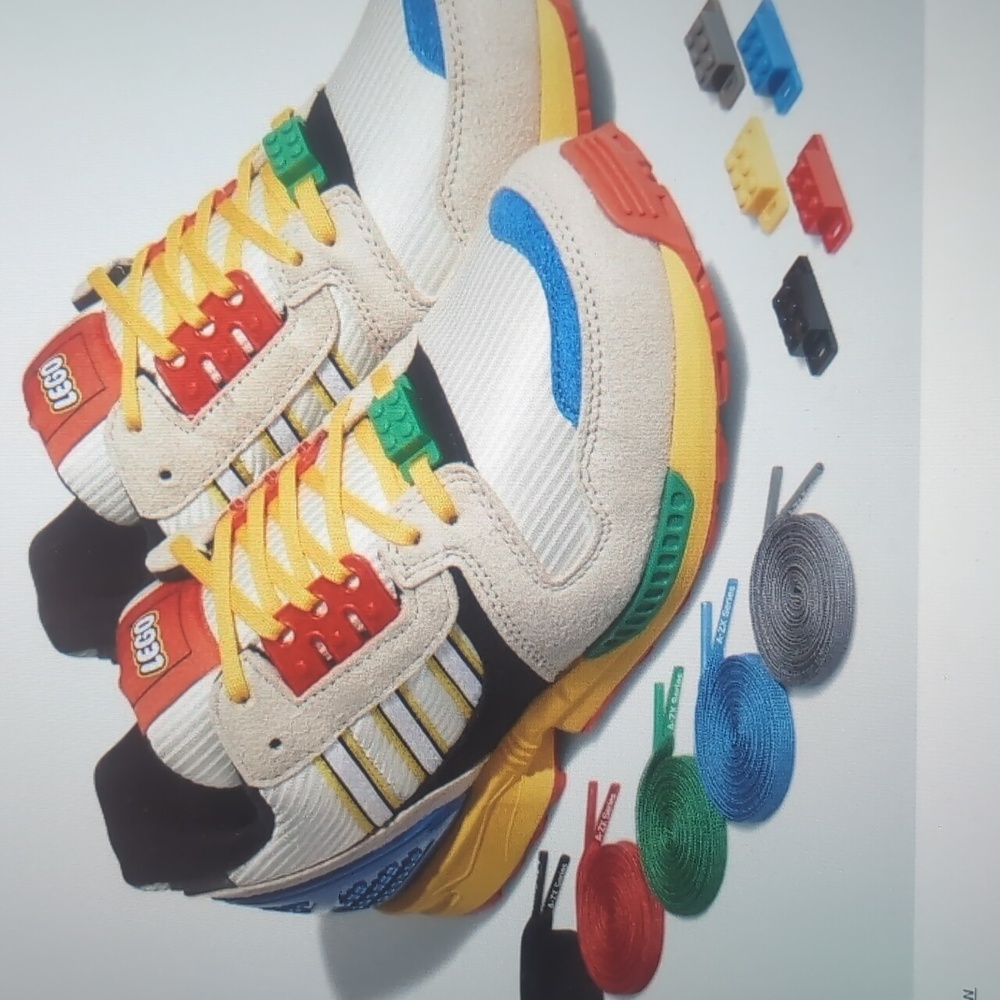 NIB Adidas ZX 8000 Lego size 10.5